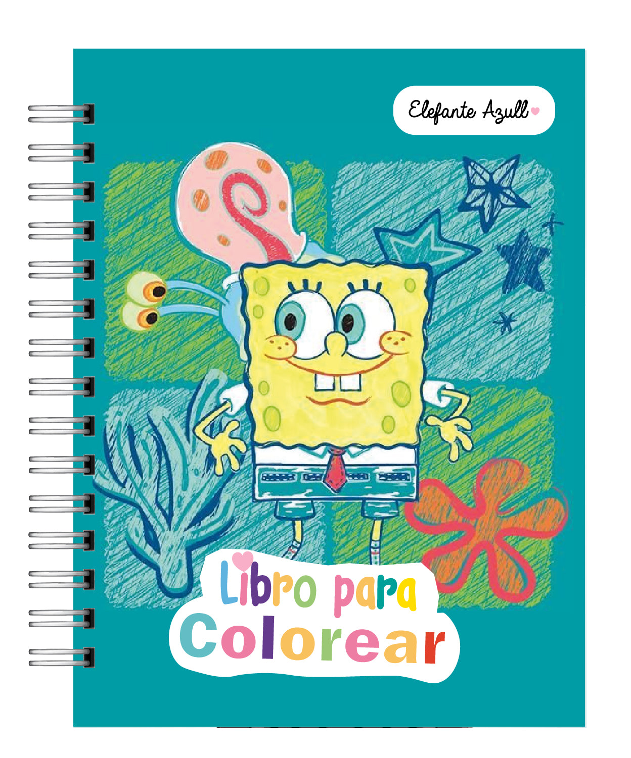 Libro para colorear Bob Esponja 8