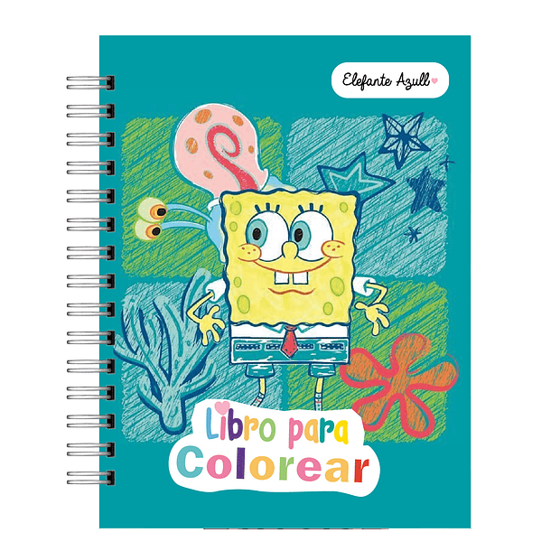 Libro para colorear Bob Esponja 8