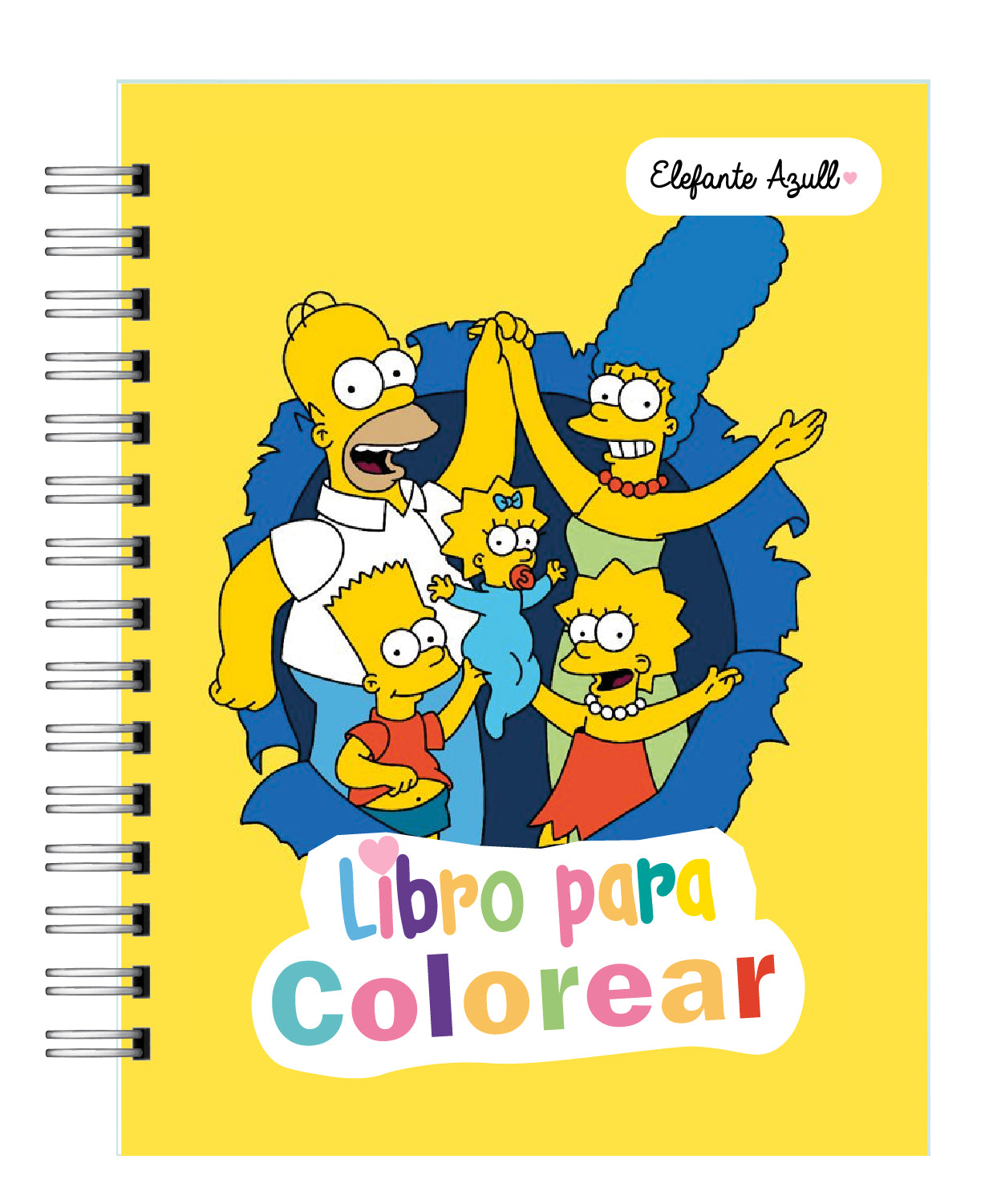Libro para colorear  Los Simpsons 7