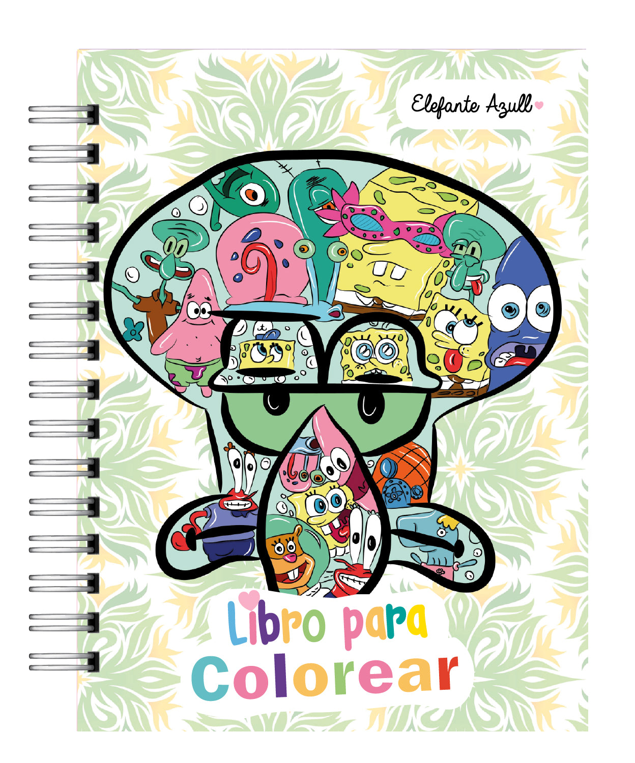 Libro para colorear Bob Esponja 9