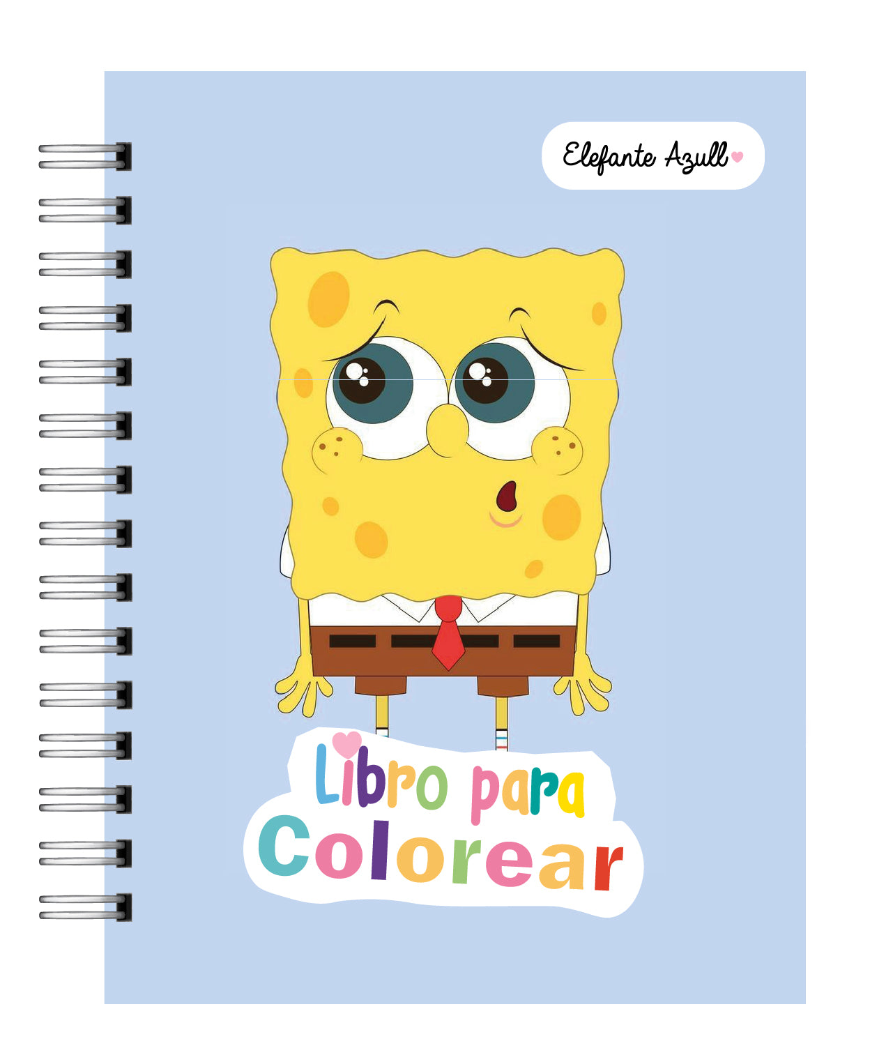 Libro para colorear Bob Esponja 11