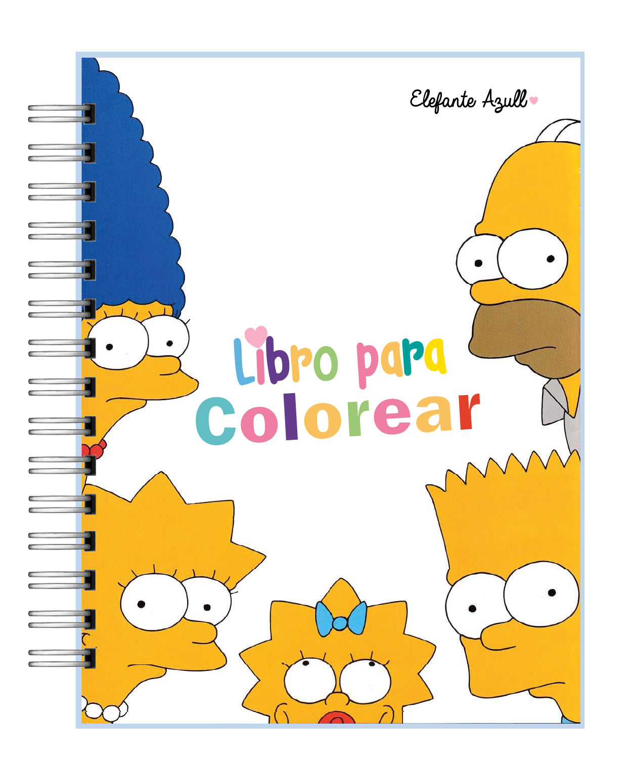 Libro para colorear  Los Simpsons 10