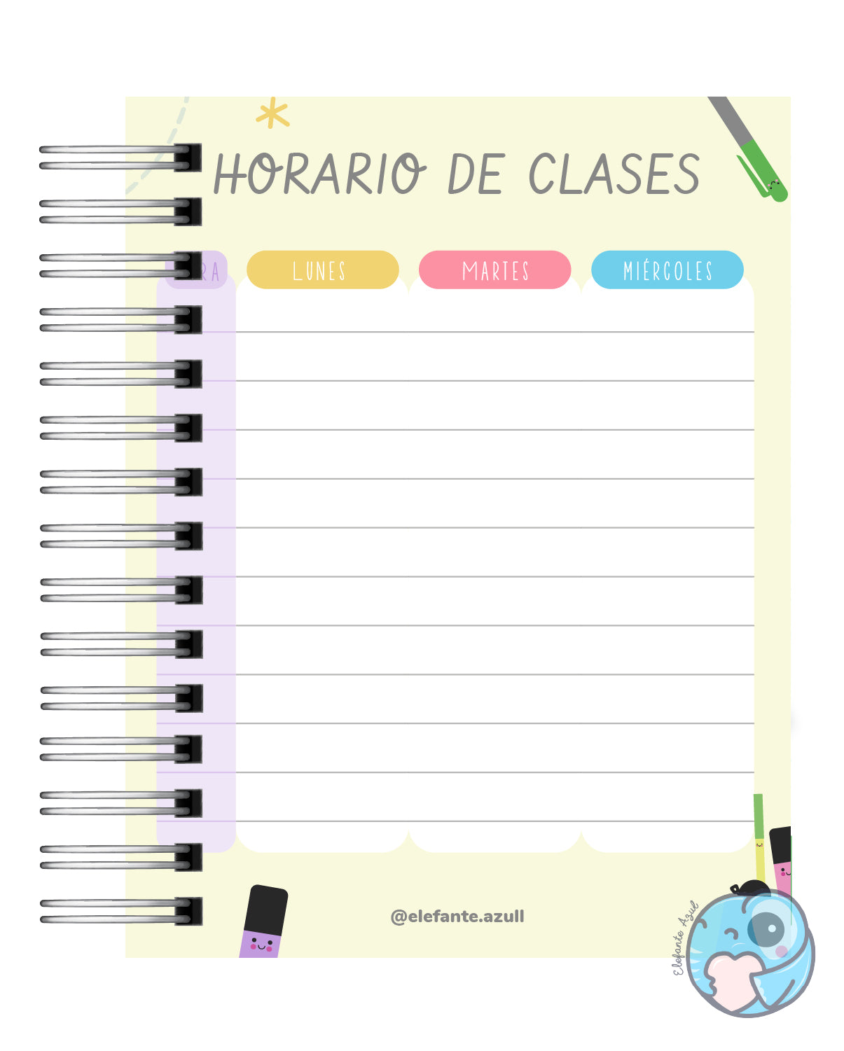 Planificador  Escolar 5