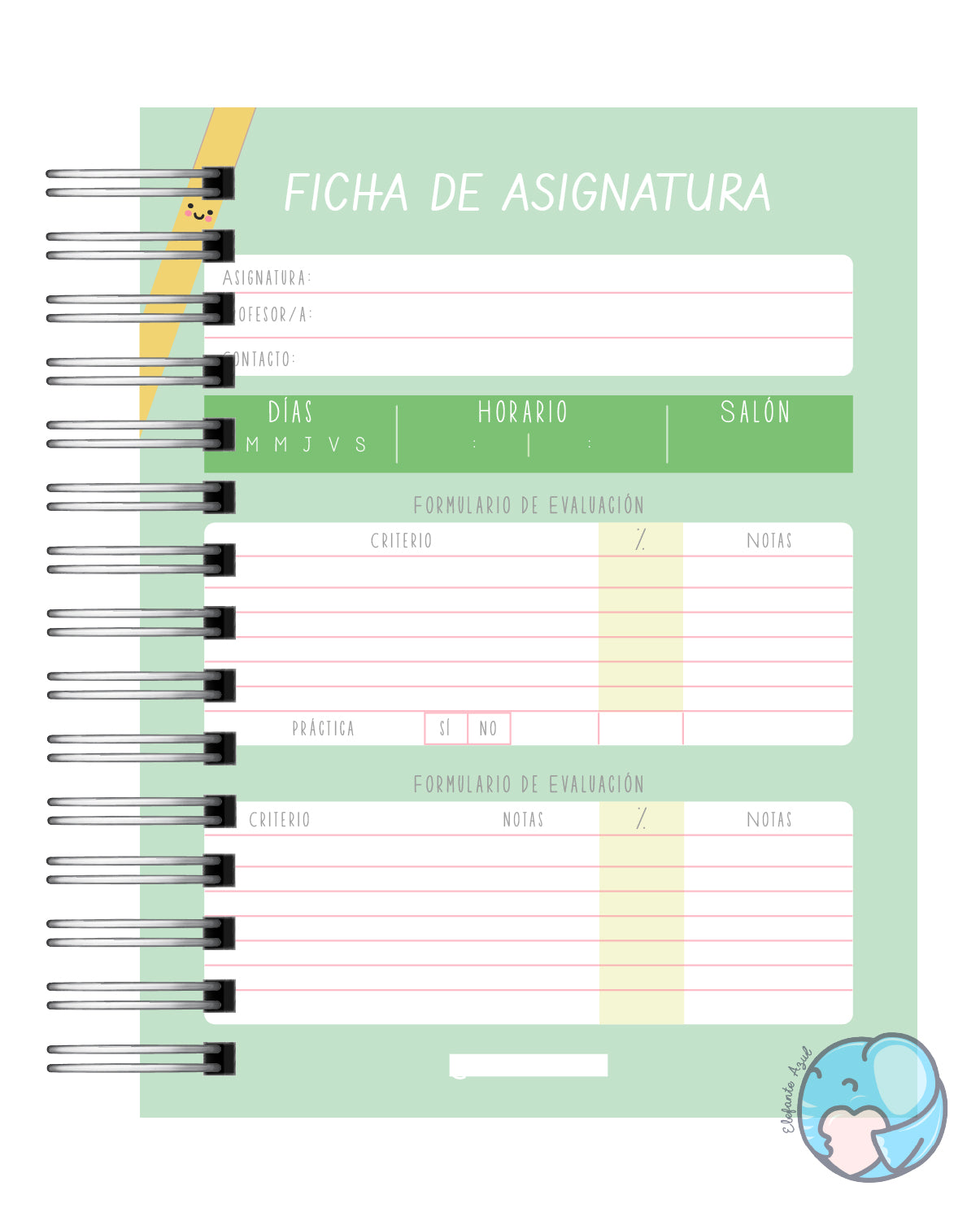 Planificador  Escolar 6