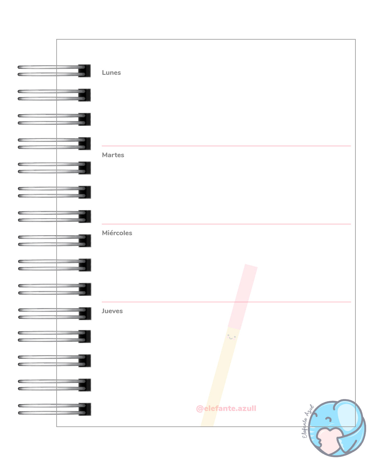 Planificador  Escolar 10