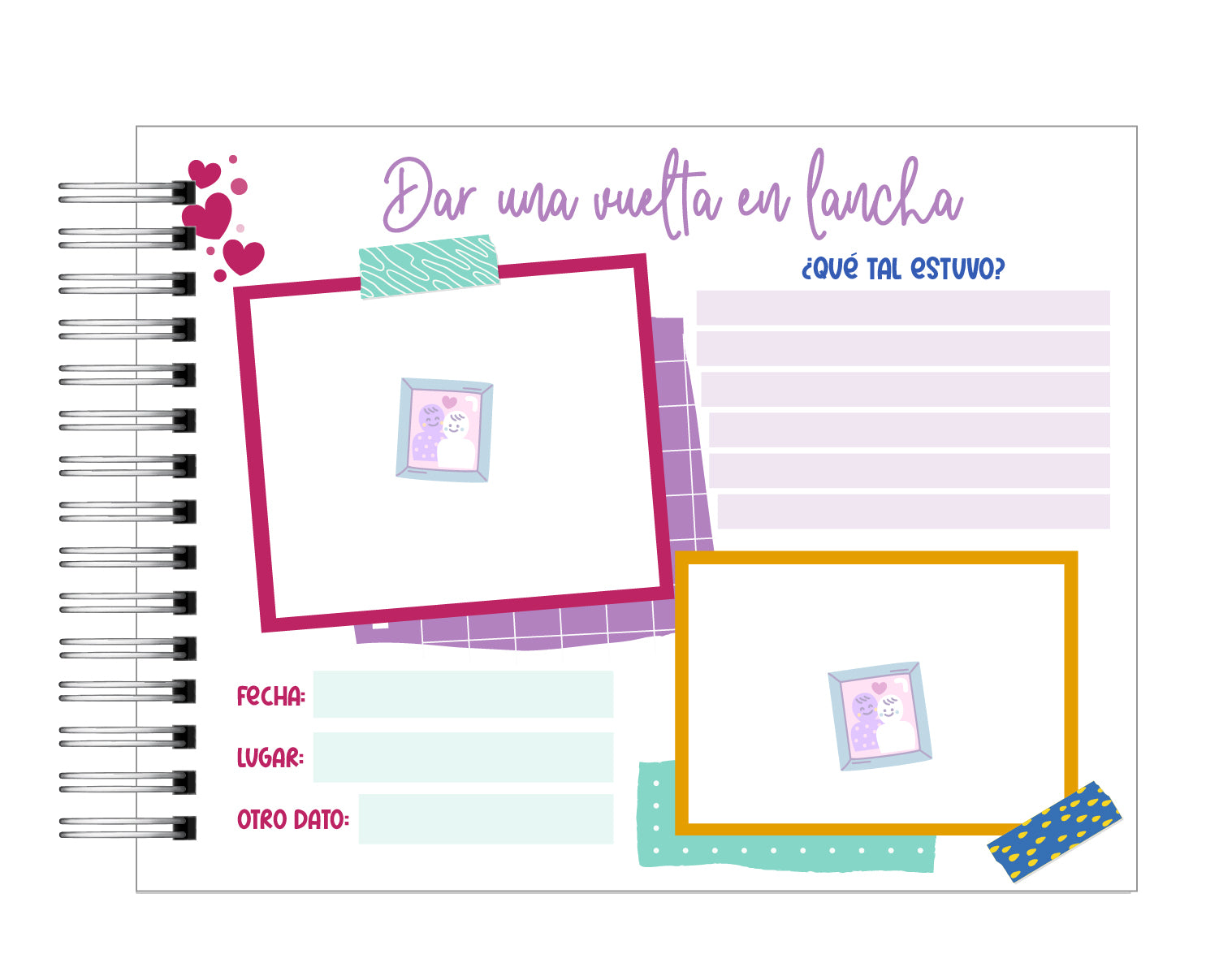 Planner 100 citas Juntos 8