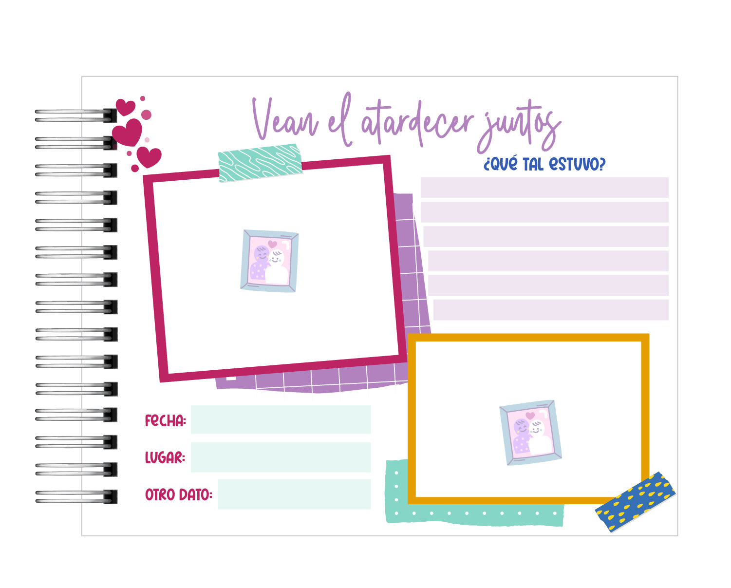Planner 100 citas Juntos 10