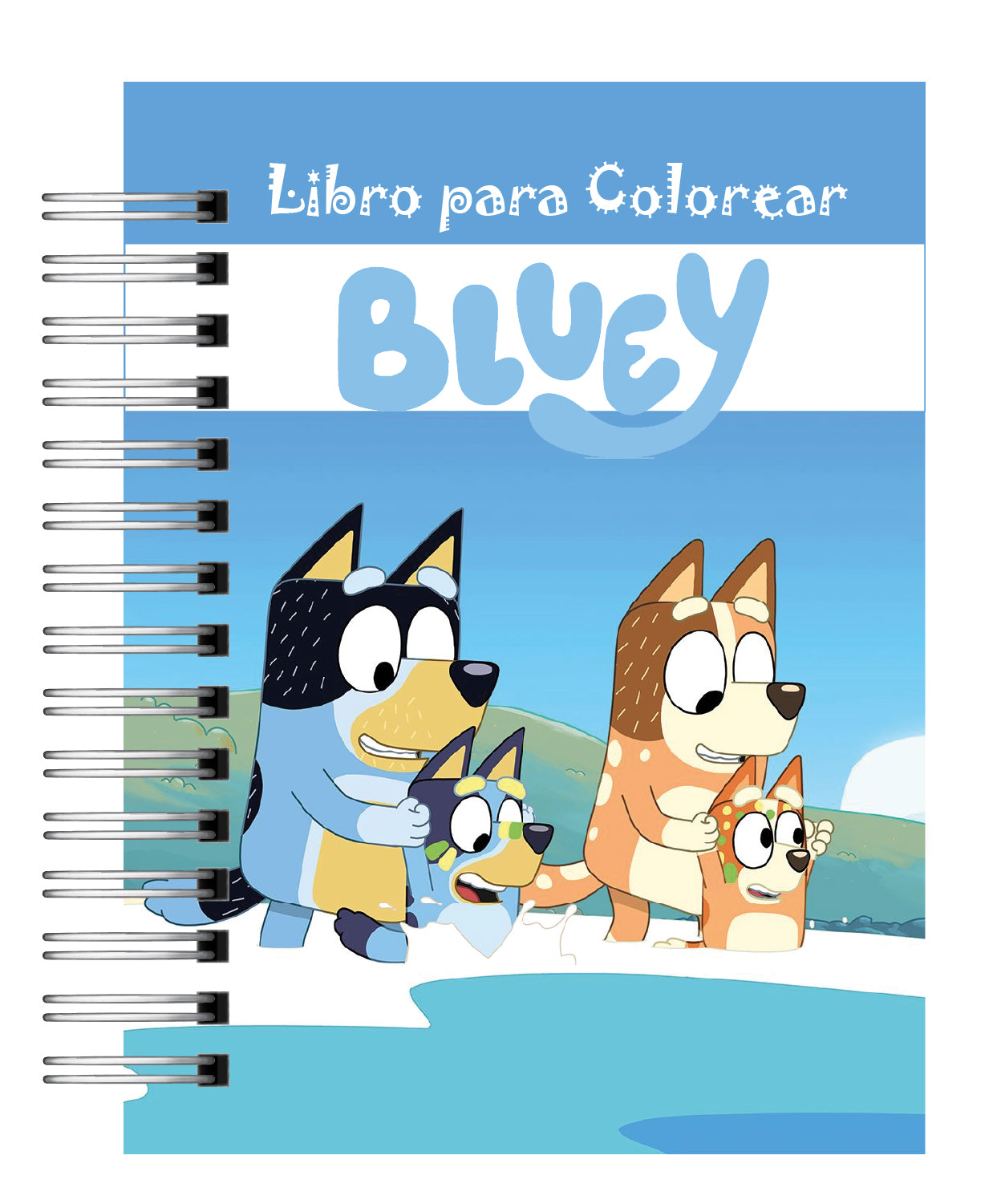 Libro para colorear “Bluey” 1