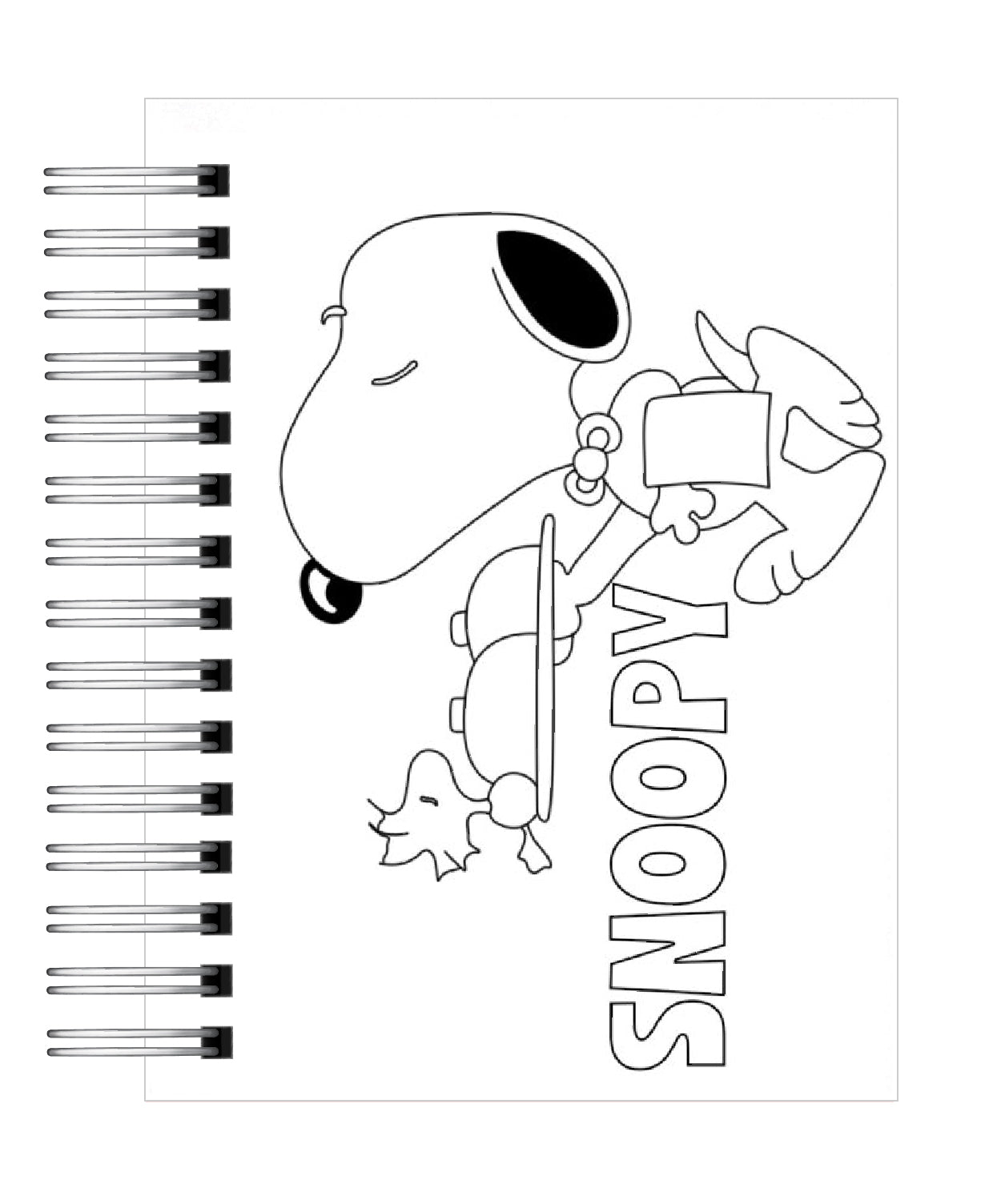 Libro para colorear “Snoopy” 2