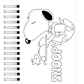 Libro para colorear “Snoopy” - Miniatura 2