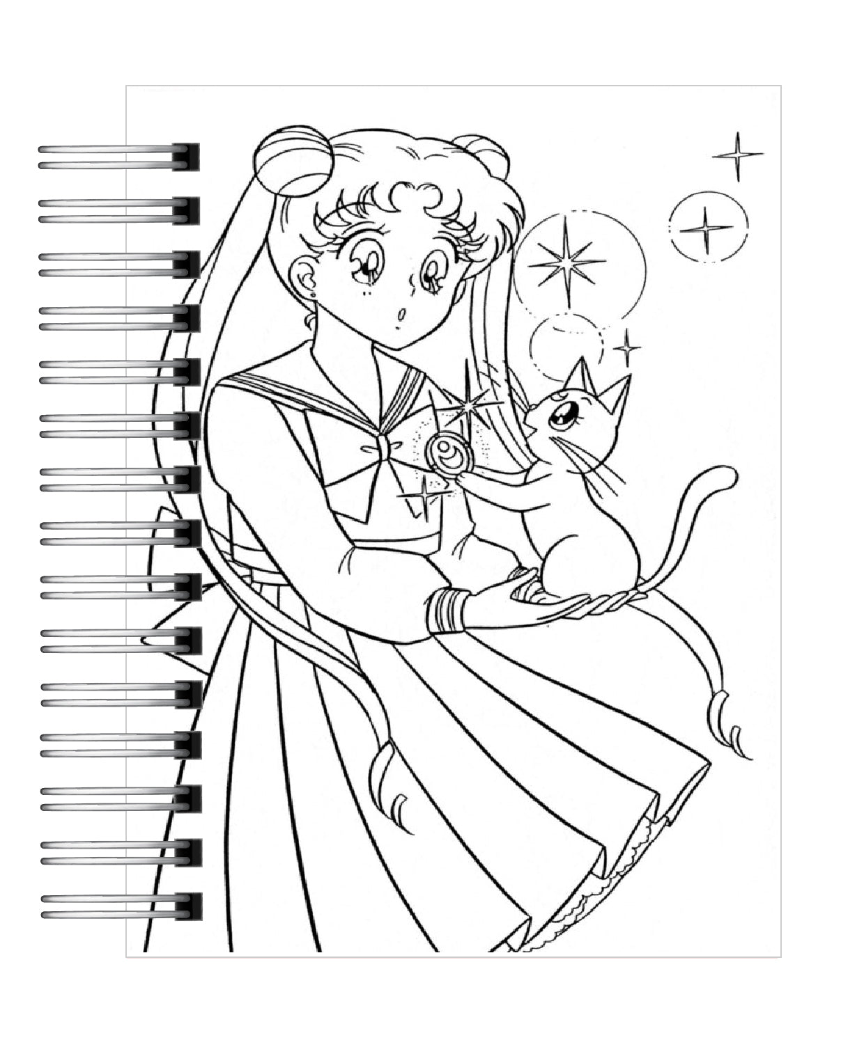 Libro para colorear “Sailor Moon” 2