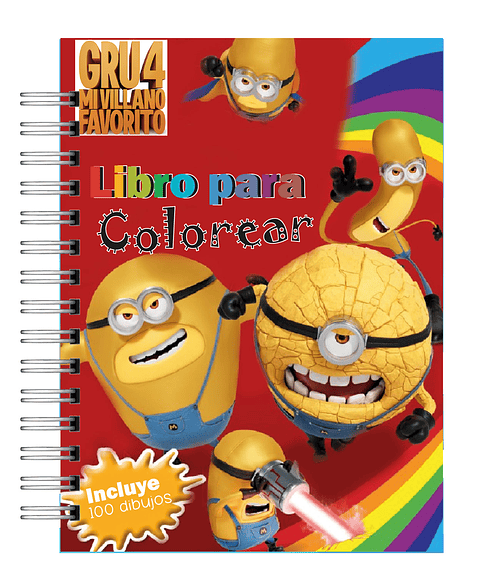 Libro para colorear “Mi Villano Favorito 4”