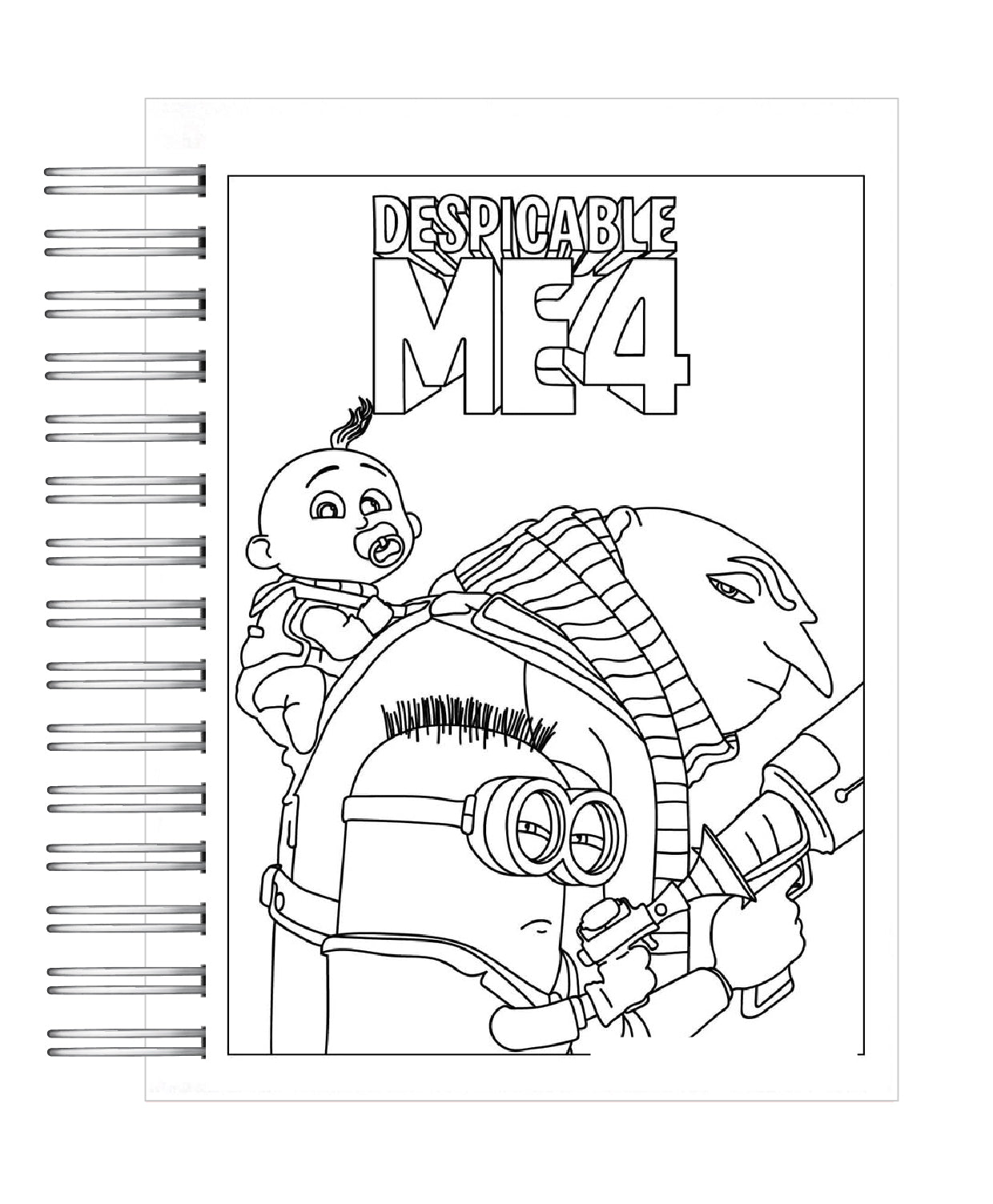 Libro para colorear “Mi Villano Favorito 4” 3