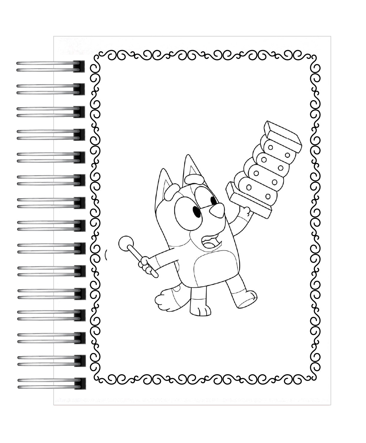 Libro para colorear “Bluey” 4