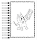 Libro para colorear “Bluey” - Miniatura 4