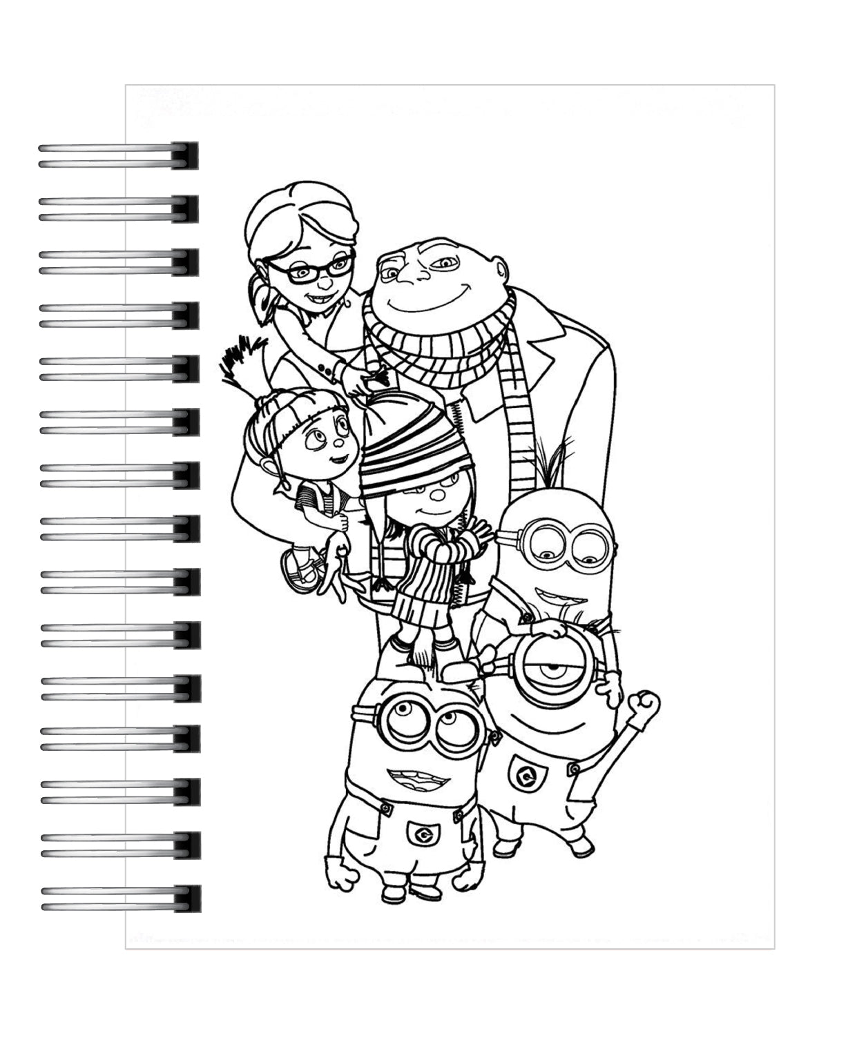 Libro para colorear “Mi Villano Favorito 4” 4