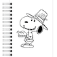 Libro para colorear “Snoopy” - Miniatura 5