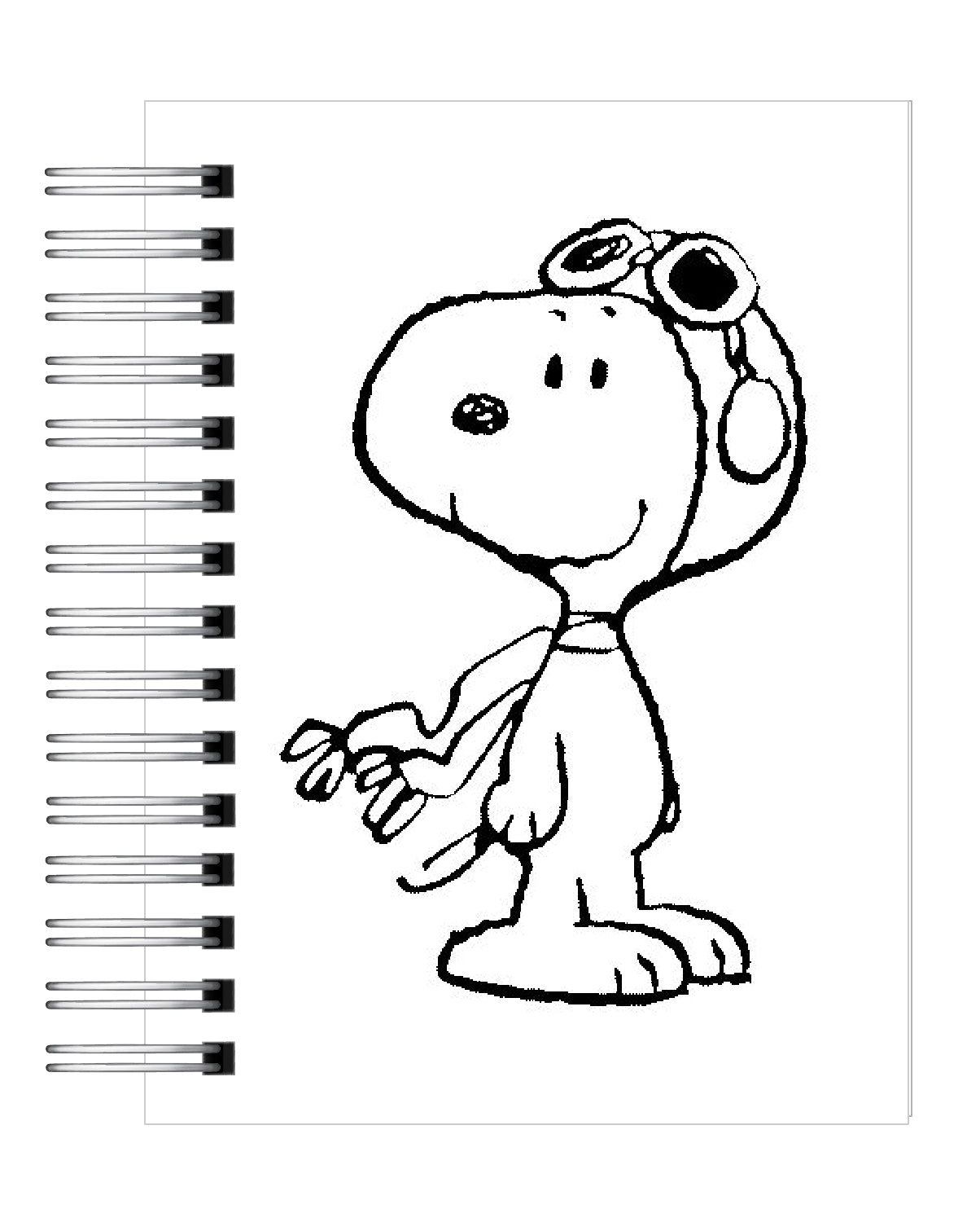 Libro para colorear “Snoopy” 7