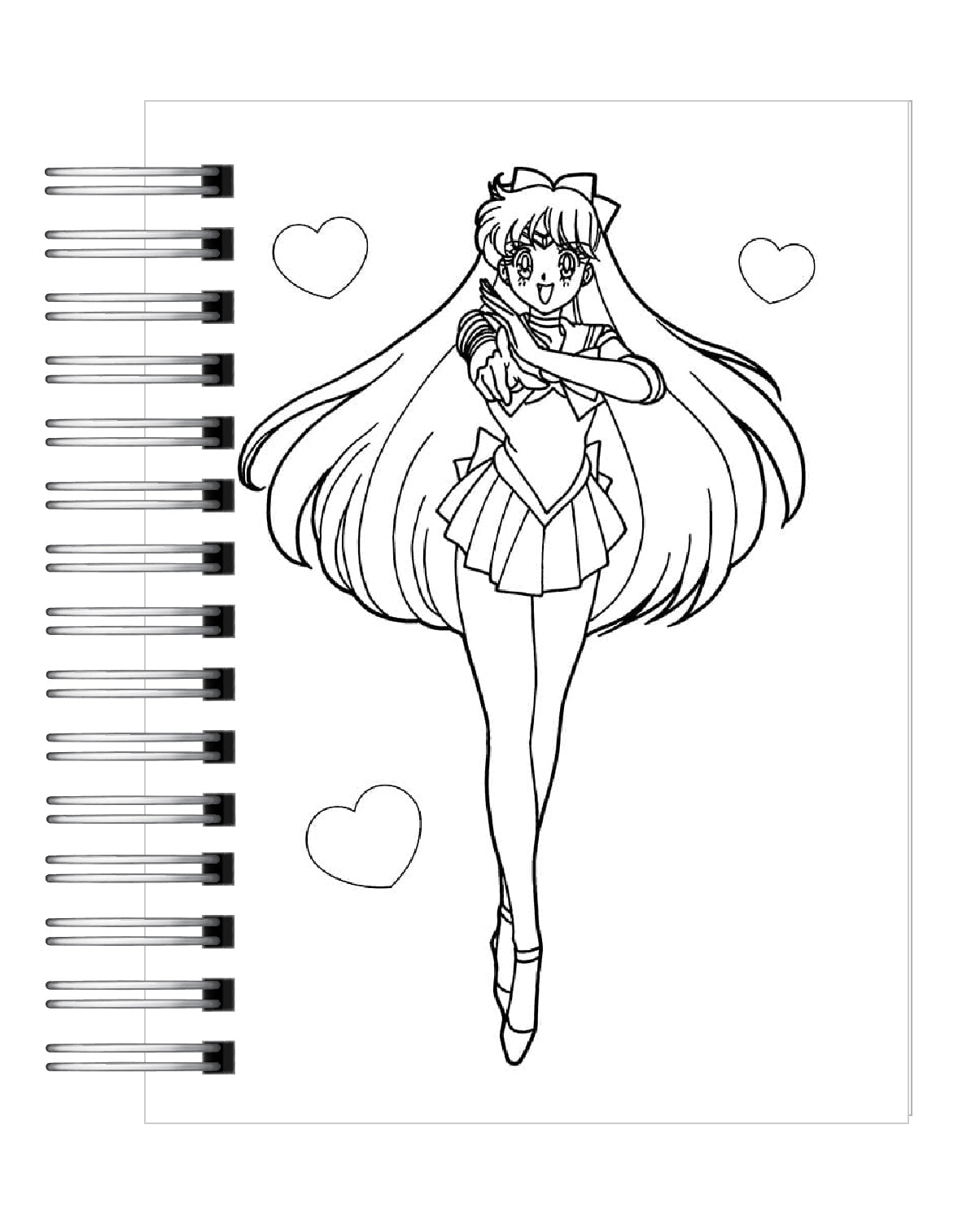 Libro para colorear “Sailor Moon” 7