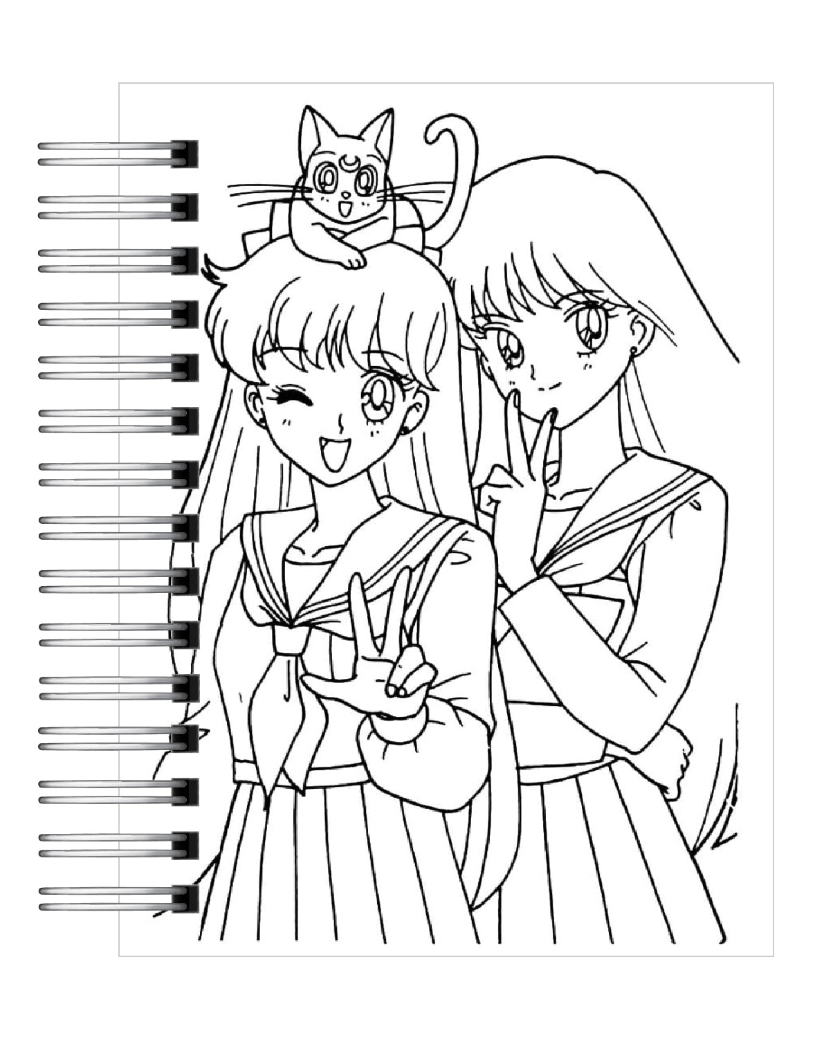 Libro para colorear “Sailor Moon” 8