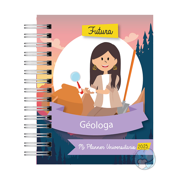 Planner Universitario con profesiones 2025 26