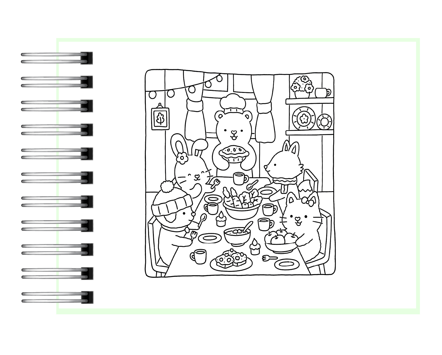 Libro para Colorear Fuzzy Hygge 3