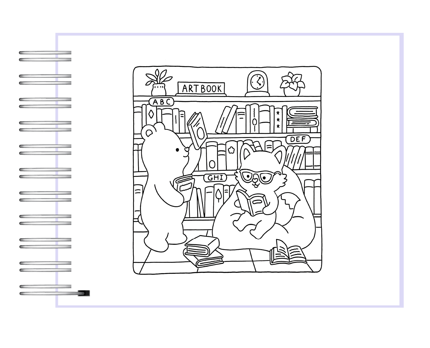 Libro para Colorear Fuzzy Hygge 6