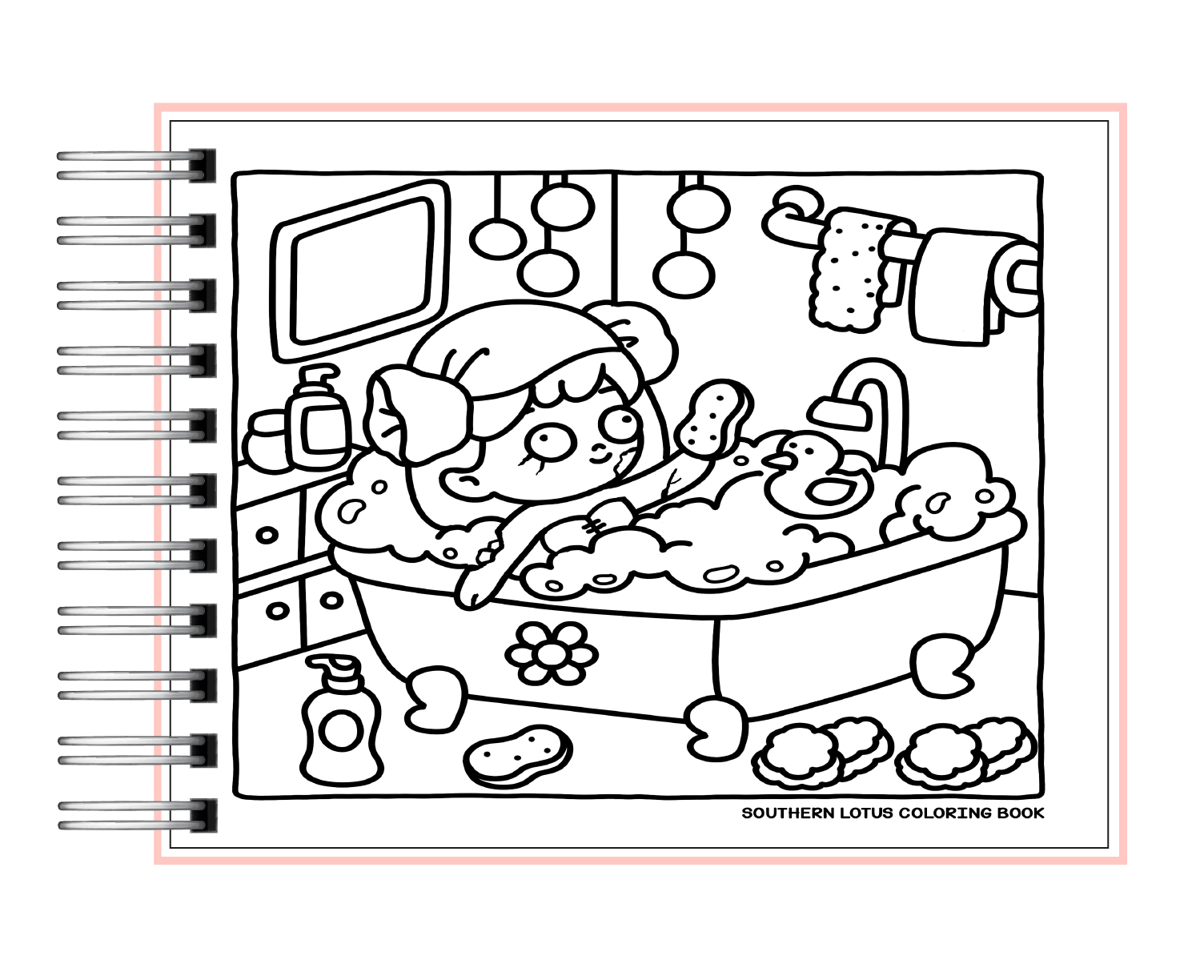 Libro para colorear Spooky Vibes 5