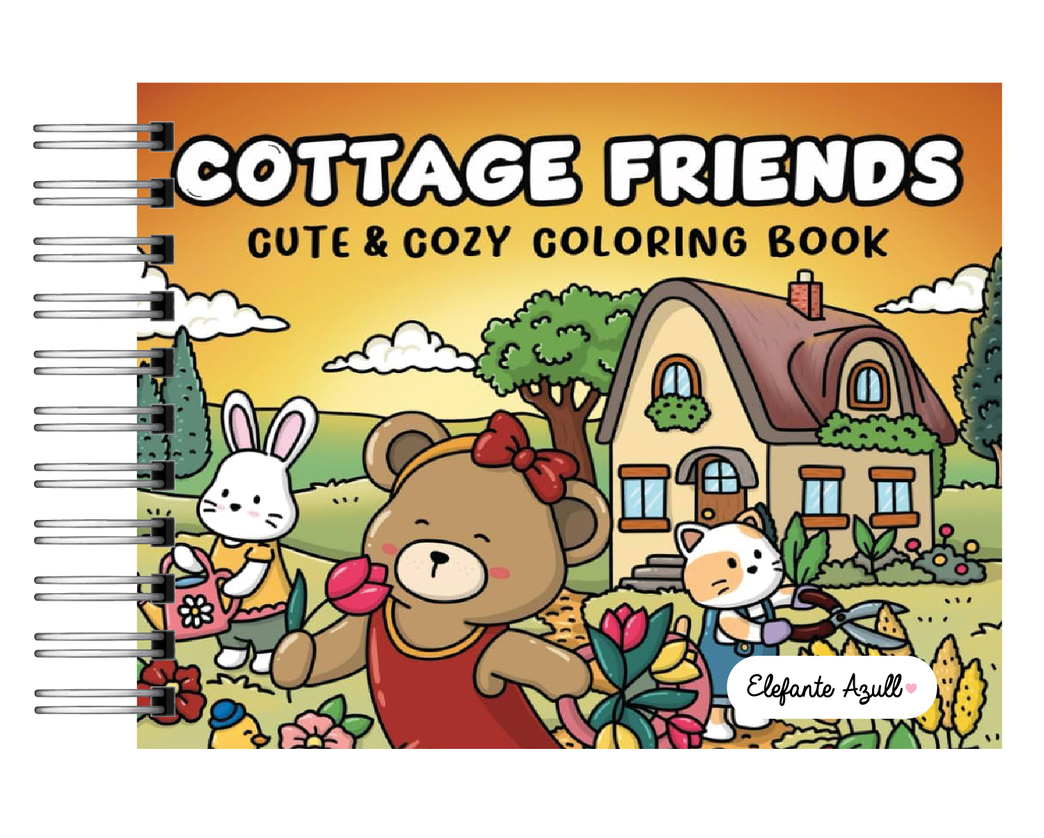Libro para Colorear Cottage Friends  1