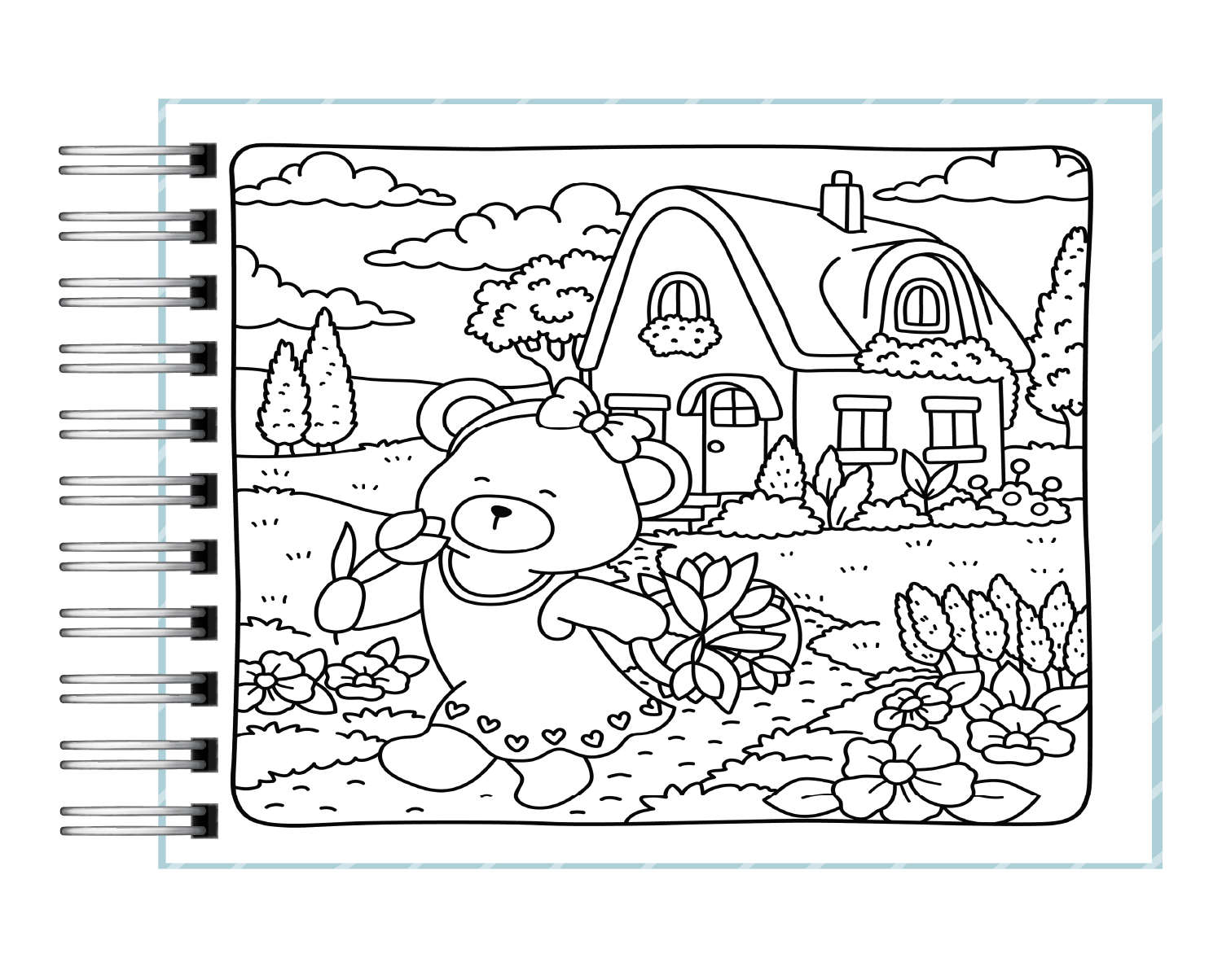 Libro para Colorear Cottage Friends  2