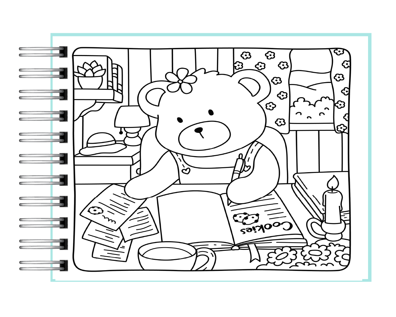 Libro para Colorear Cottage Friends  4