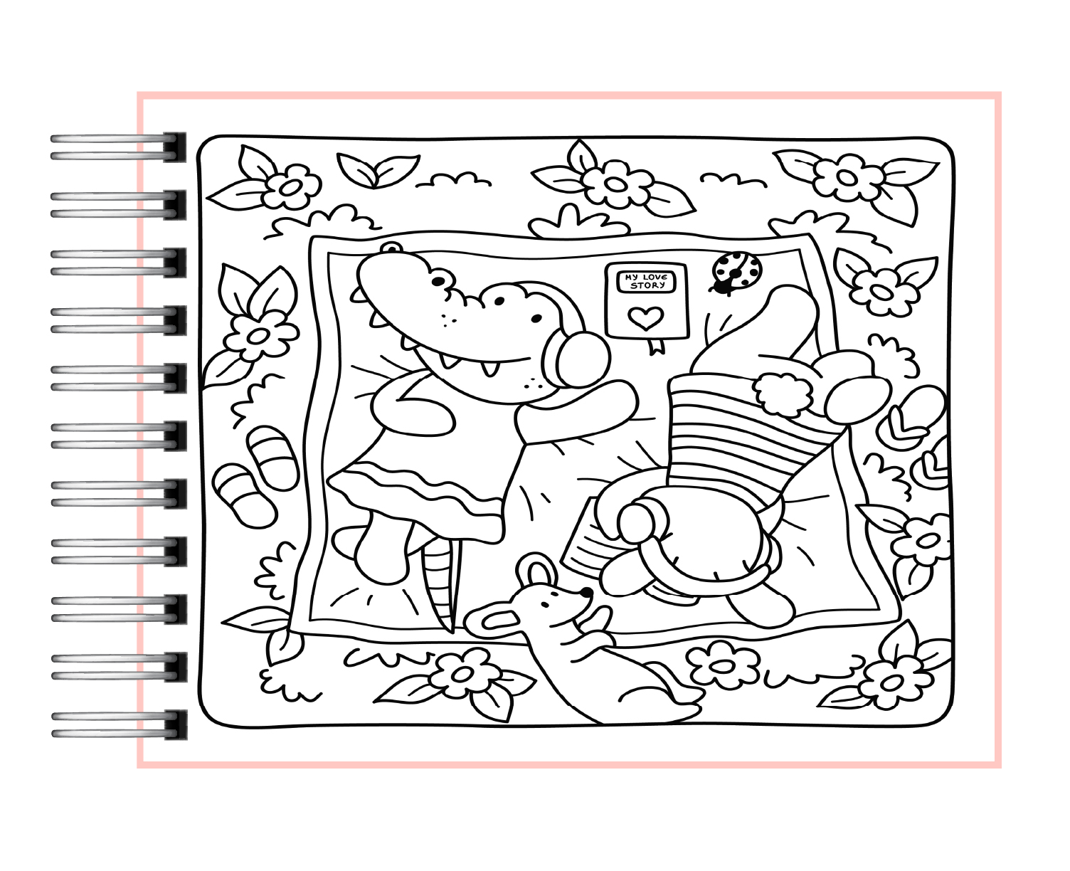 Libro para Colorear Cottage Friends  5