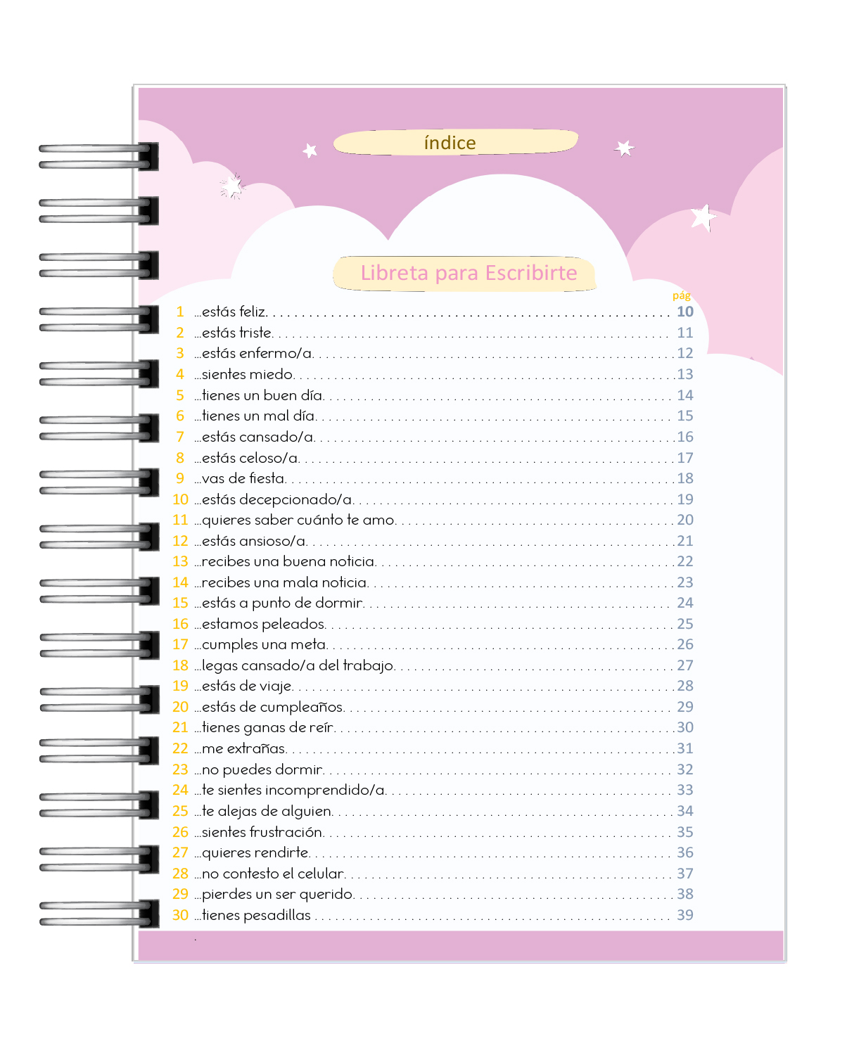 Libreta para Escribirte 3
