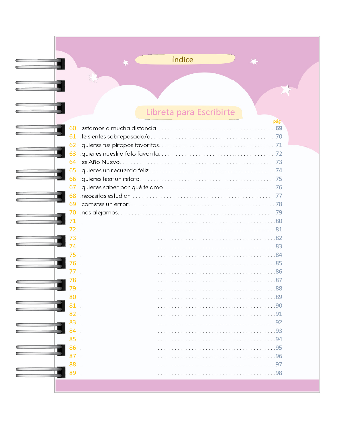 Libreta para Escribirte 5