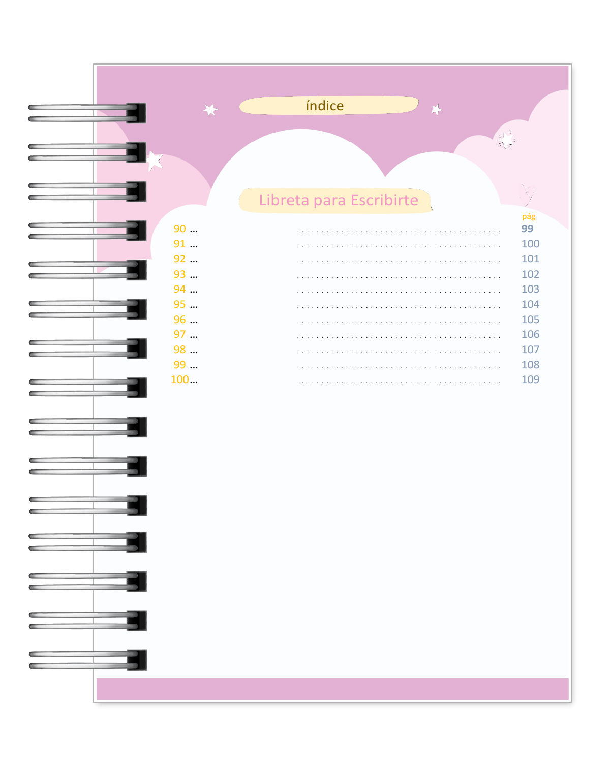 Libreta para Escribirte 6