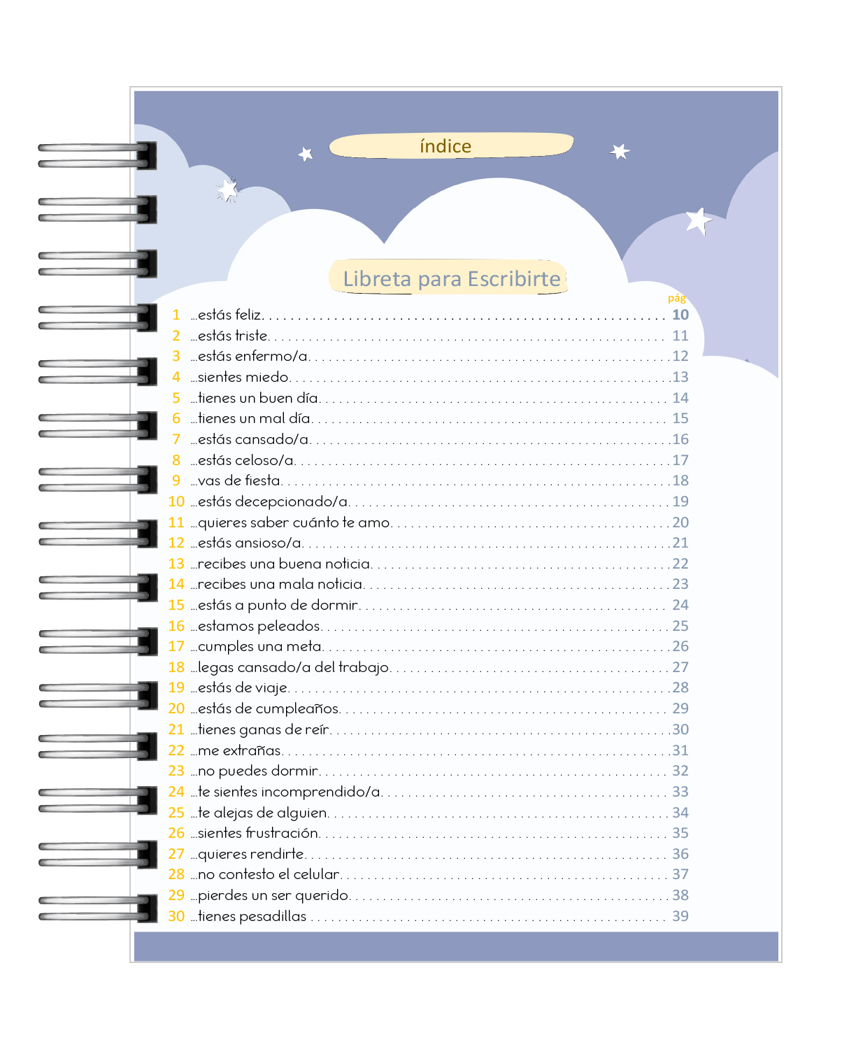 Libreta para Escribirte 11