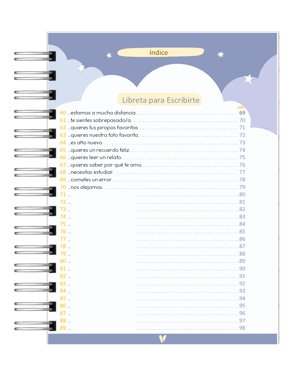 Libreta para Escribirte 13