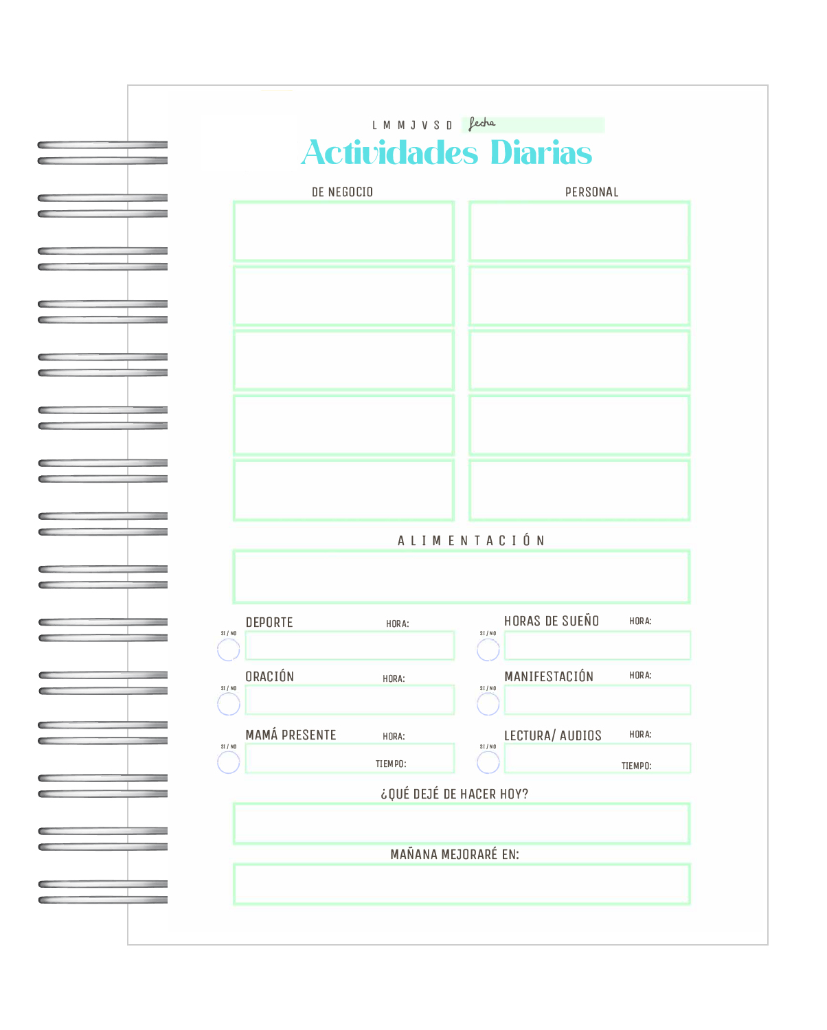 Planificador de Propósitos  9