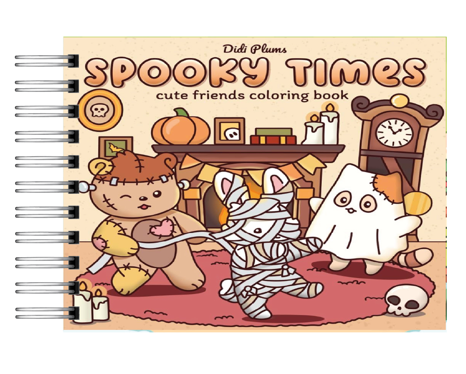 Libro para colorear Spooky Times 1
