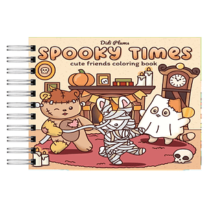 Libro para colorear Spooky Times
