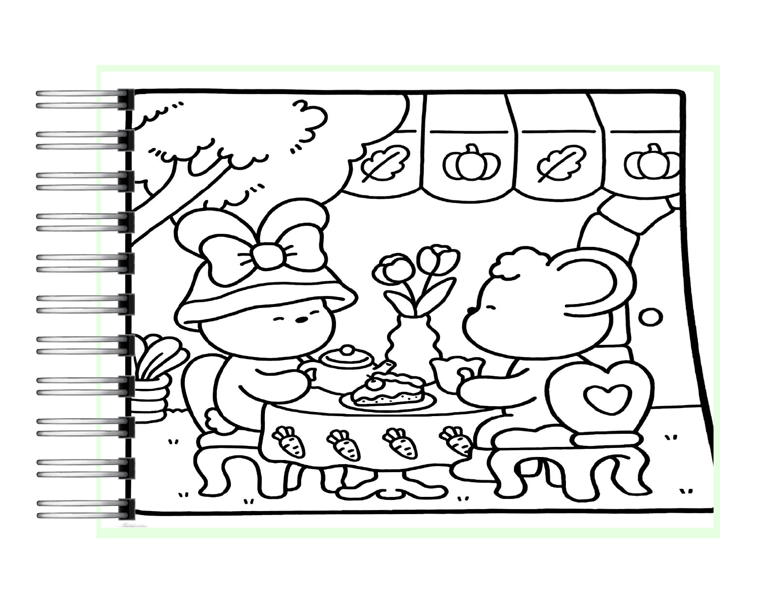 Libro para colorear Comfy Days 3