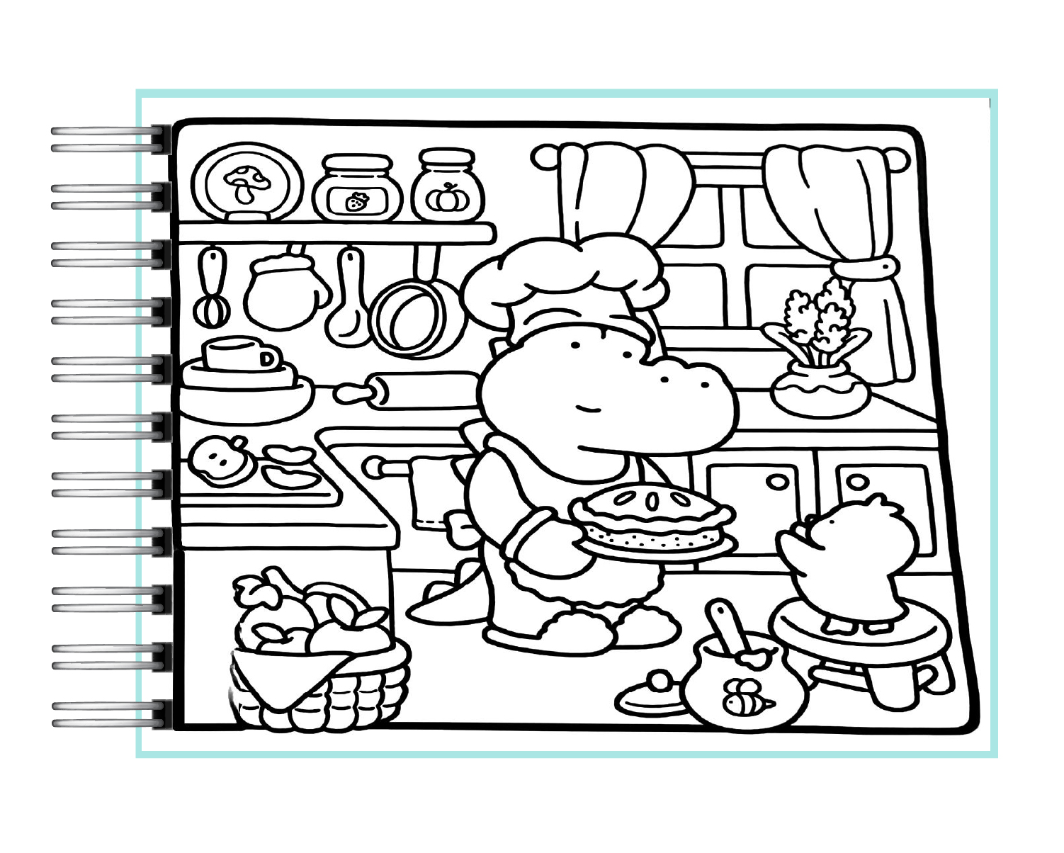 Libro para colorear Comfy Days 4