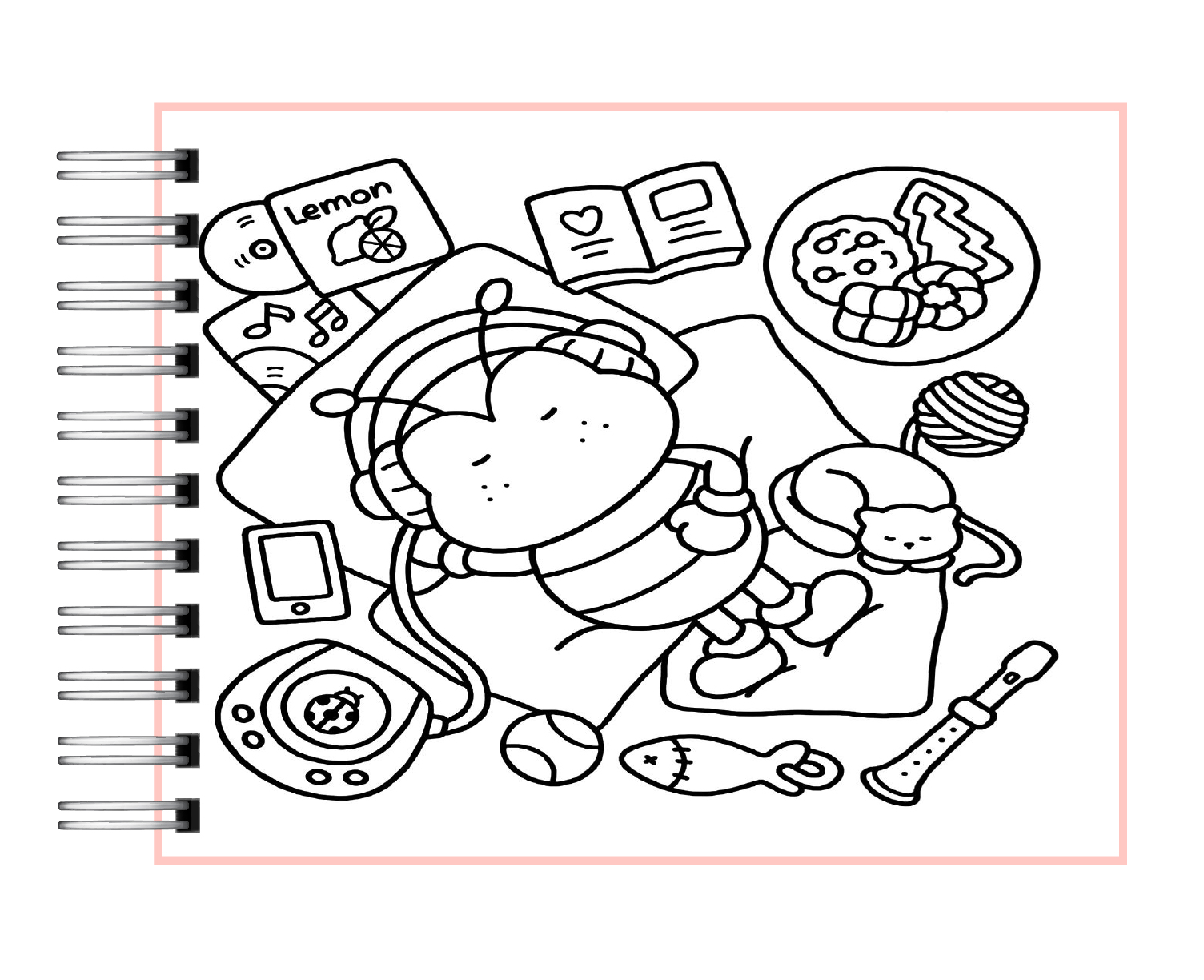 Libro para colorear Comfy Days 5