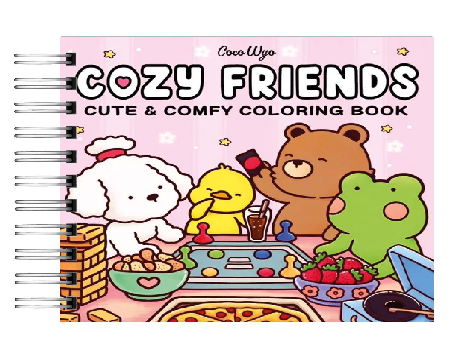 Libro para colorear Cozy Friends 1