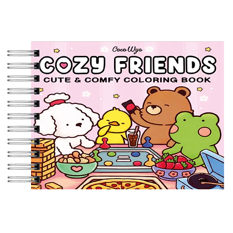 Libro para Colorear Cozy Friends