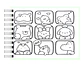 Libro para colorear Cozy Friends - Miniatura 3