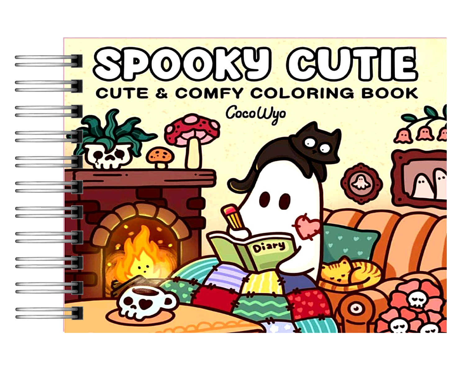 Libro para colorear Spooky Cutie 1