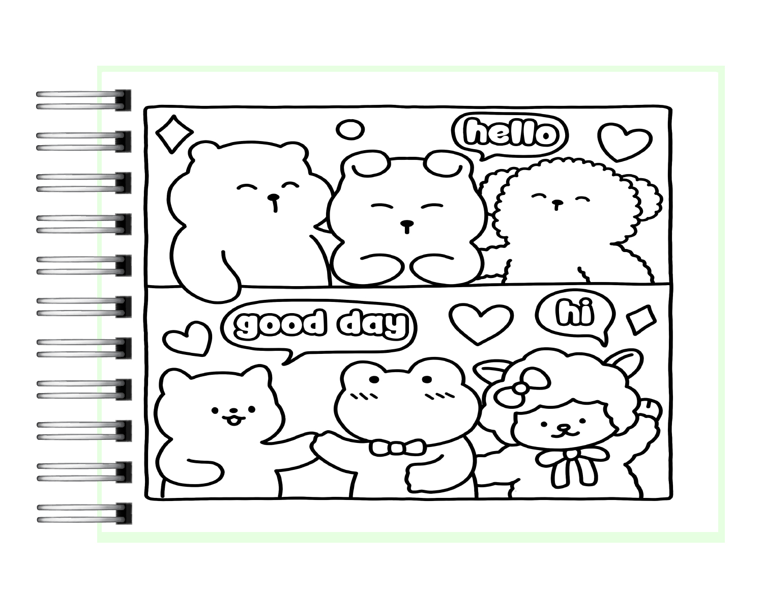 Libro para colorear Hygges Vibes 3