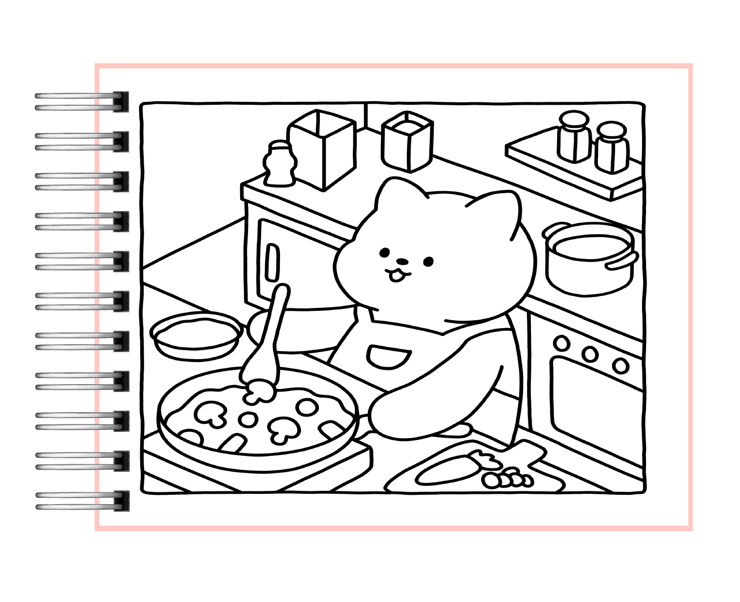 Libro para colorear Hygges Vibes 5