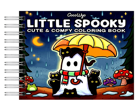 Libro para colorear Little Spooky